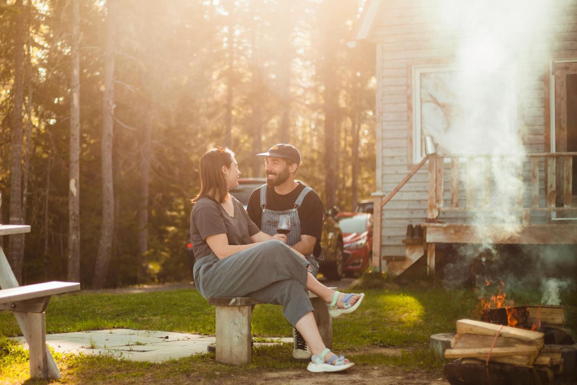 Chalets Du Bout Du Monde Gaspé Exterior foto